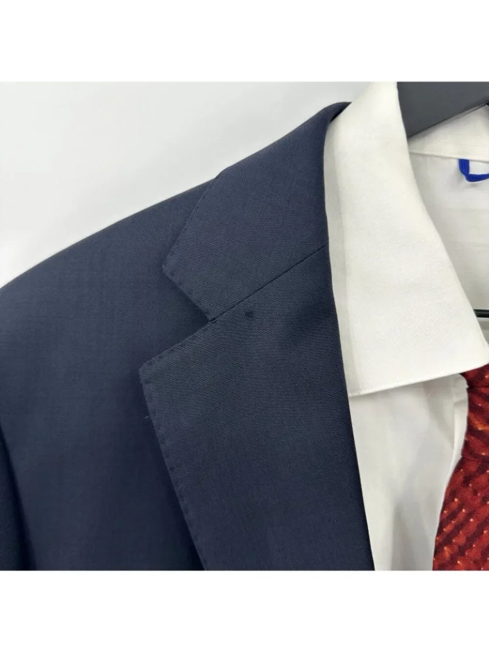 SUIT SUPPLY NAPOLI jacket blazer navy blue 46L wool perenial super 110s business